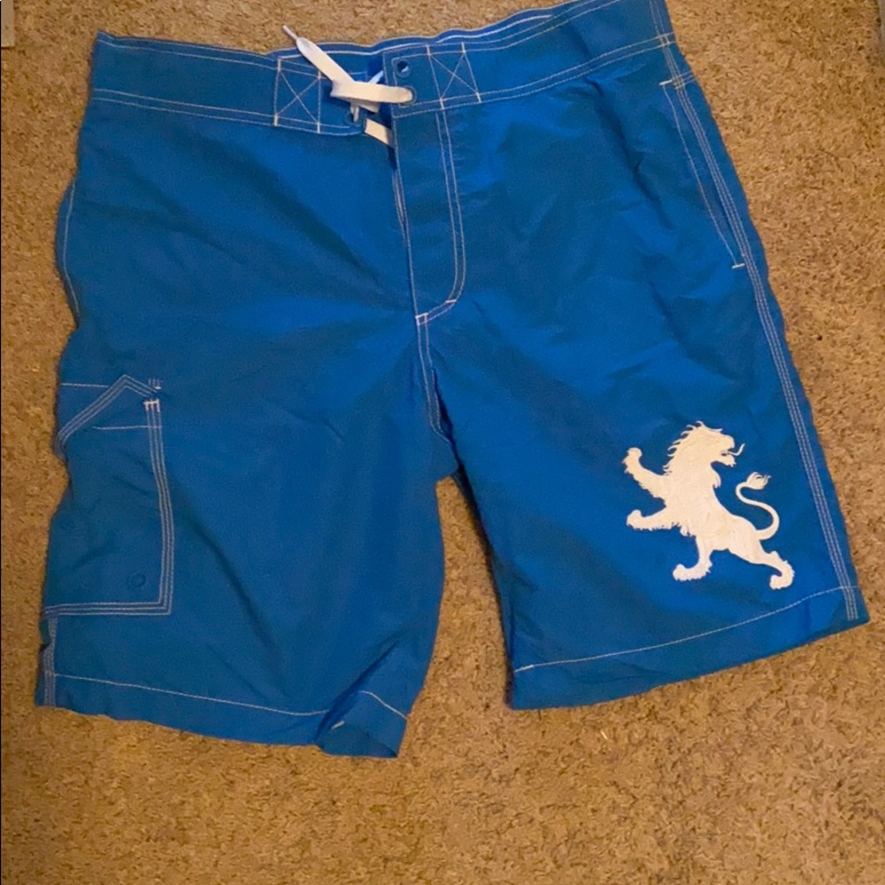 Express l Men’s Blue Swim Trunks